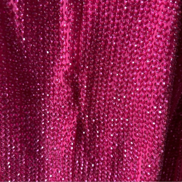 h:ours Juniper Mini Dress in Hot Pink - Picture 10 of 12